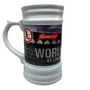Budweiser St. Louis Cardinals Boston Red Sox 1967 World Series Beer Stein Mug